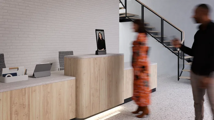 neat reception frame lifestyle