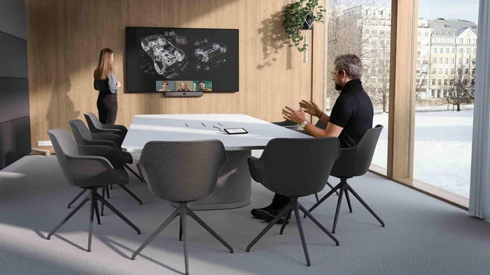 neat small meeting room lifestyle